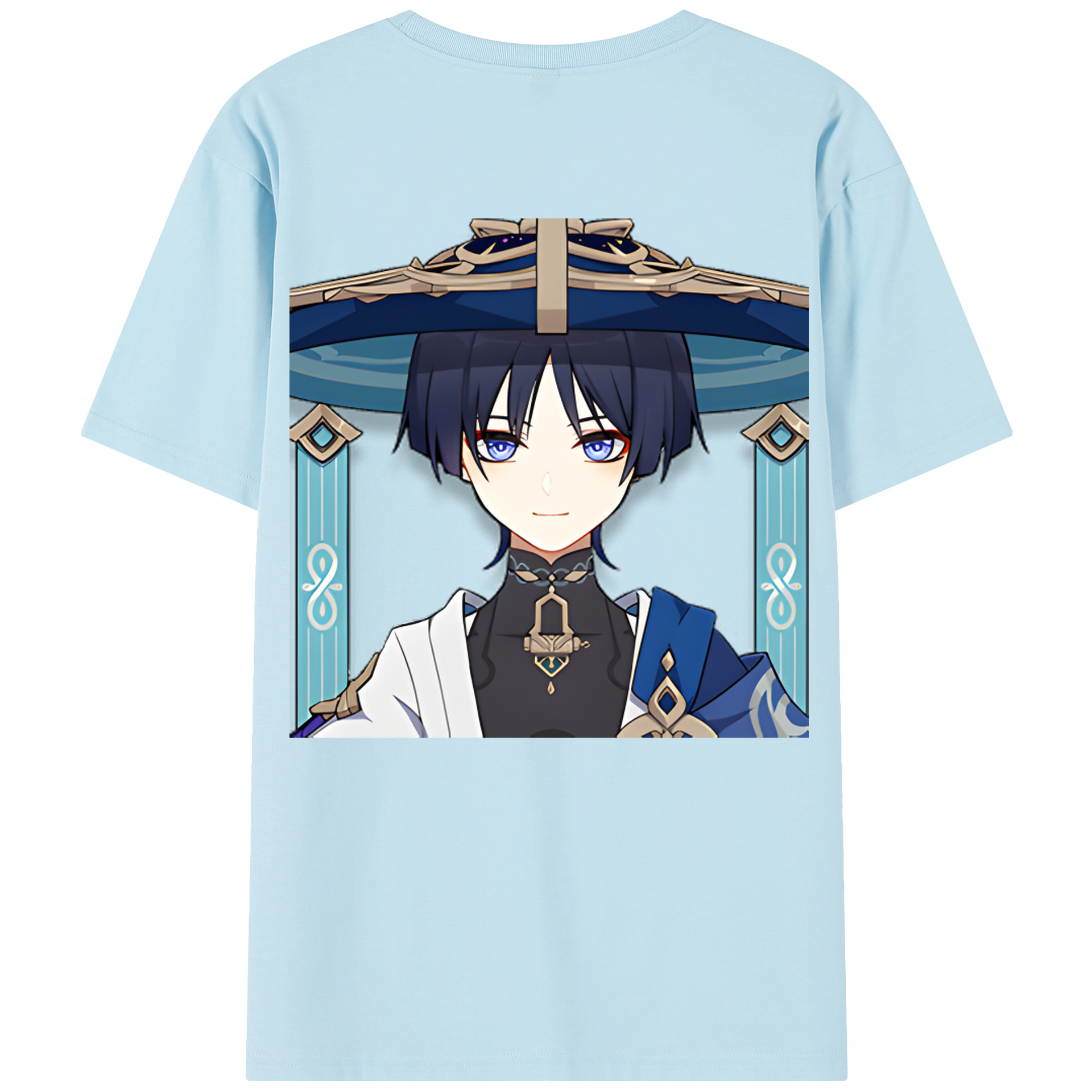 げんし神 さんペい genshin Sanpei 綿100％半袖Tシャツ（背面プリント）